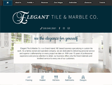 Tablet Screenshot of eleganttileofgrandisland.com